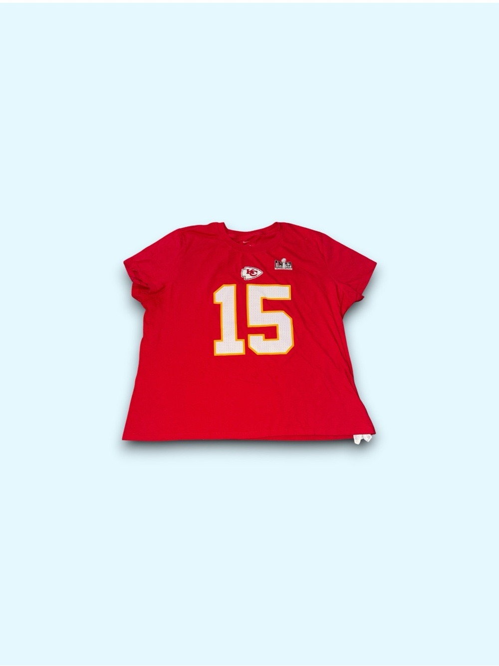 Kansas City Chiefs Patrick Mahomes NFL the Nike tee Super Bowl jersey shirt 2XL